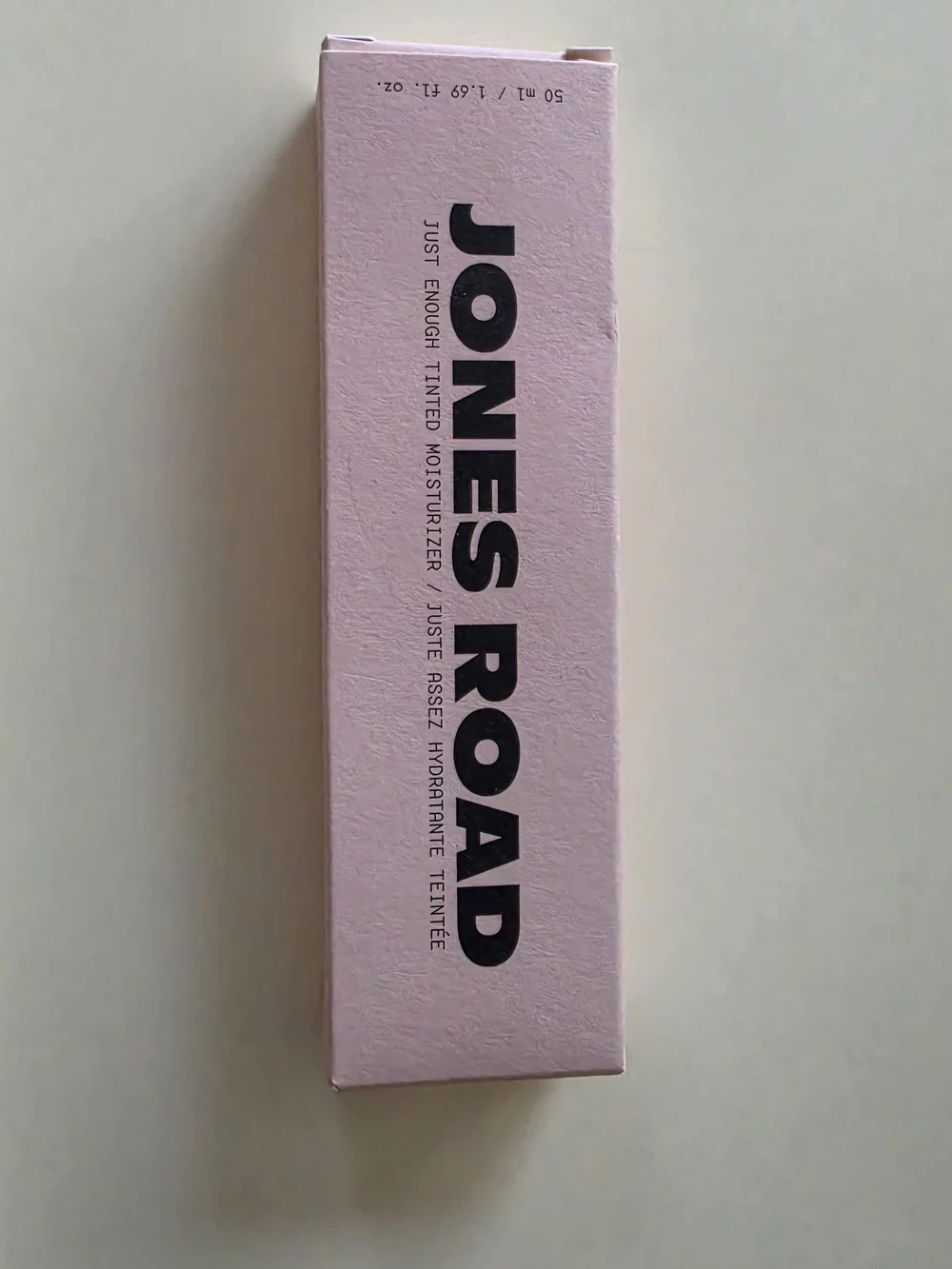 NEW IN BOX & SEALED Jones Road Just Enough Tinted Moisturizer In Alabaster